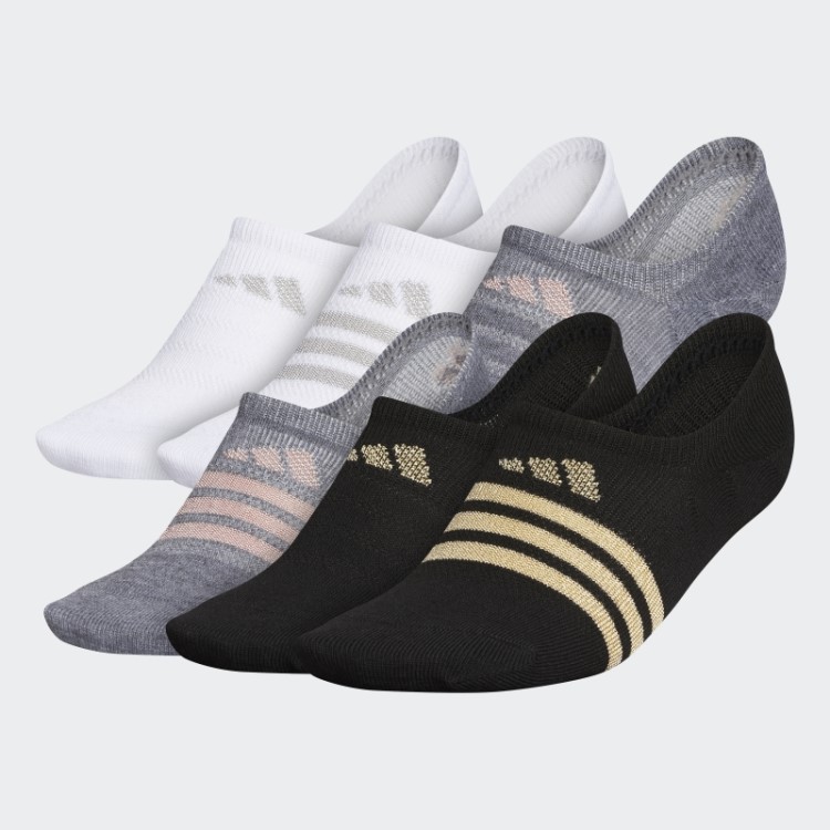 Meias Superlite Super-no-show 6 Pares Multicoloridas Adidas