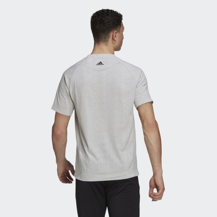 Camiseta Cinza Para Treino De Ioga Adidas