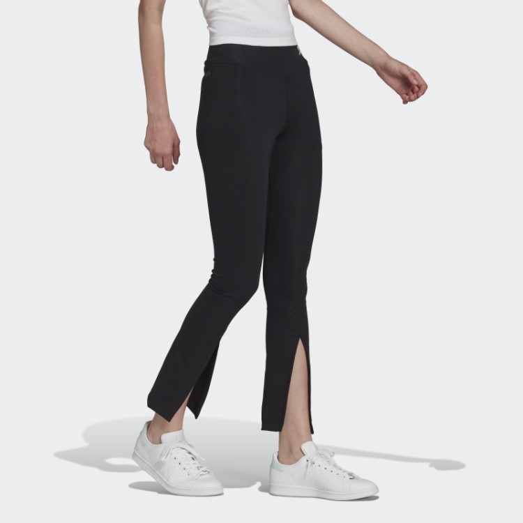 Meia-calça Preta Adicolor Classics Sst Bainha Aberta Adidas