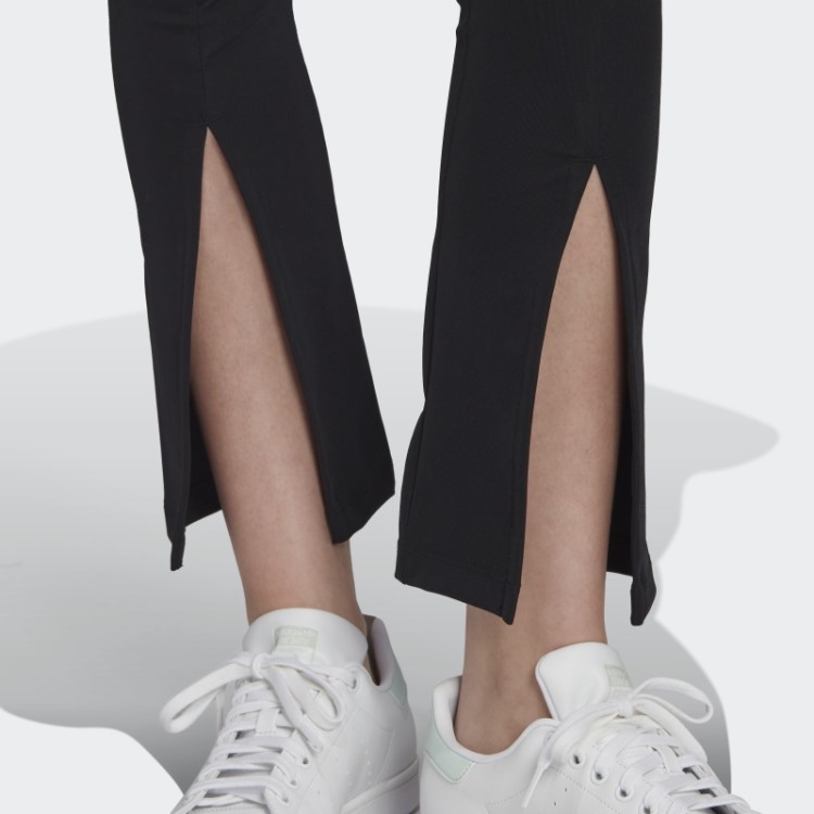 Meia-calça Preta Adicolor Classics Sst Bainha Aberta Adidas