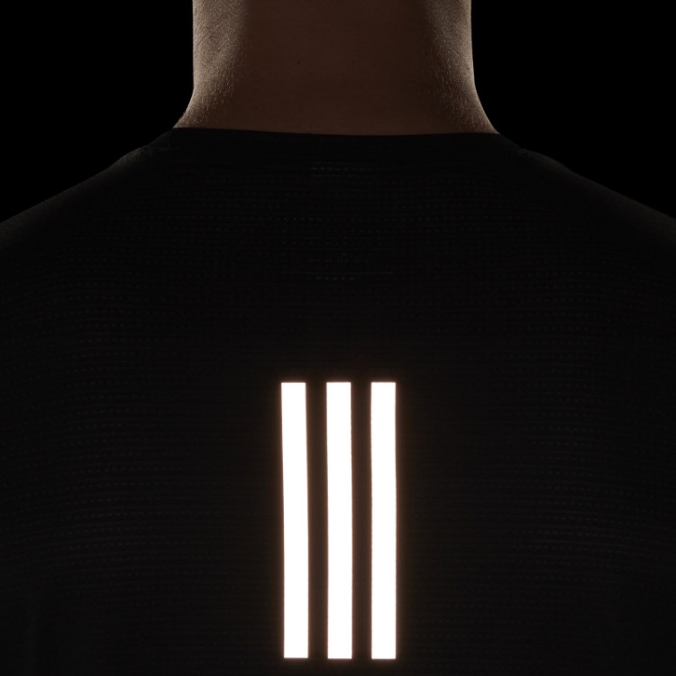 Top De Manga Comprida Adidas Preto Da The Run