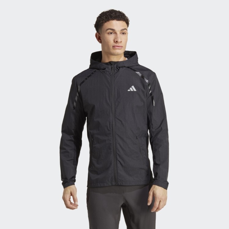 Jaqueta De Corrida Preta Adidas Maratona