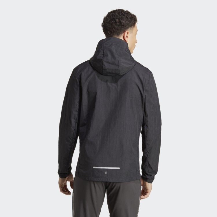 Jaqueta De Corrida Preta Adidas Maratona