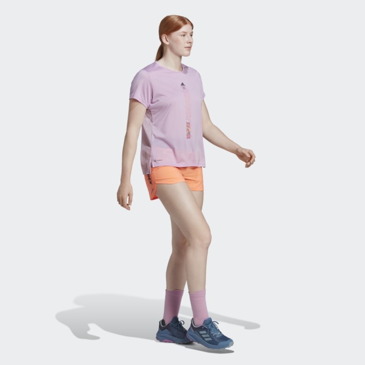 Bermuda Adidas Terrex Agravic Bca Bege Laranja
