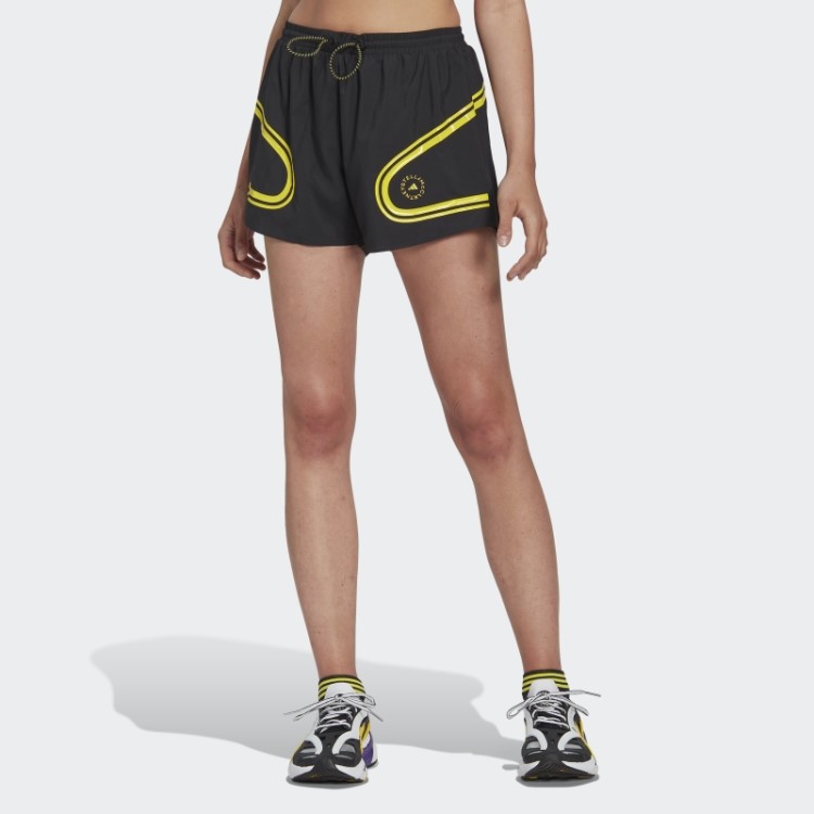 Bermuda De Corrida Preta Adidas By Stella Mccartney Truepace Quente