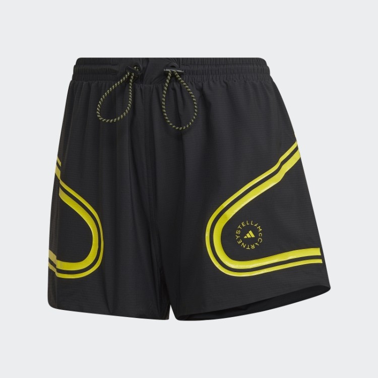 Bermuda De Corrida Preta Adidas By Stella Mccartney Truepace Quente