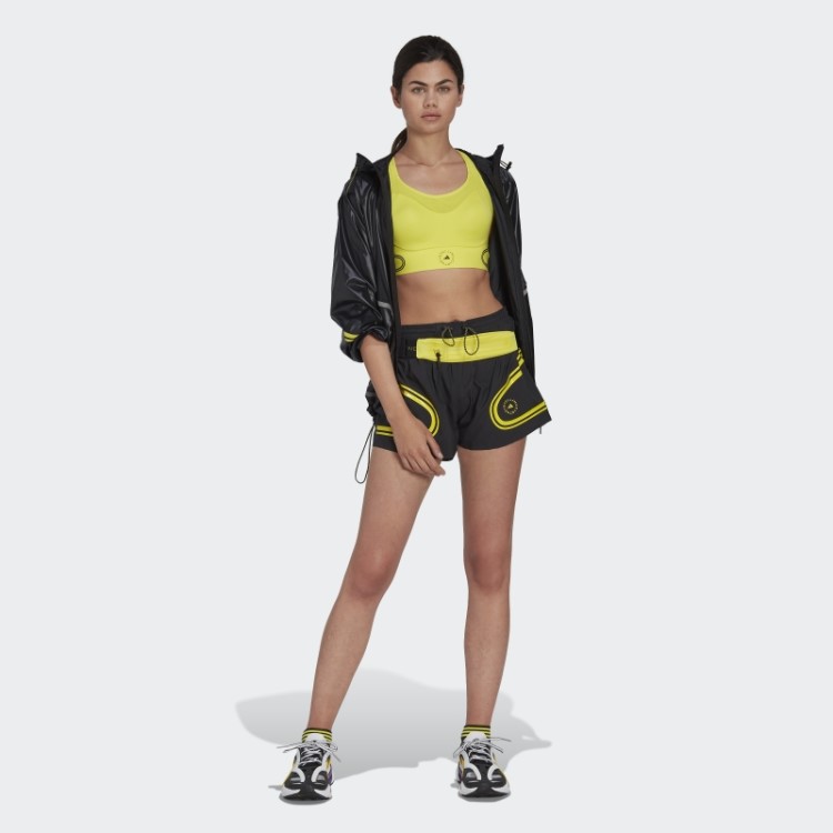 Bermuda De Corrida Preta Adidas By Stella Mccartney Truepace Quente