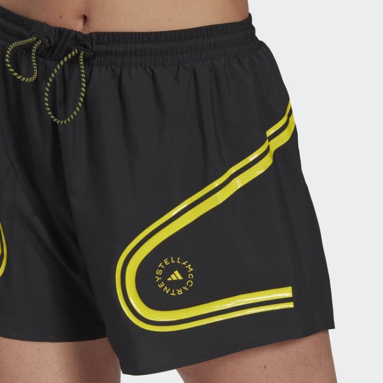 Bermuda De Corrida Preta Adidas By Stella Mccartney Truepace Quente