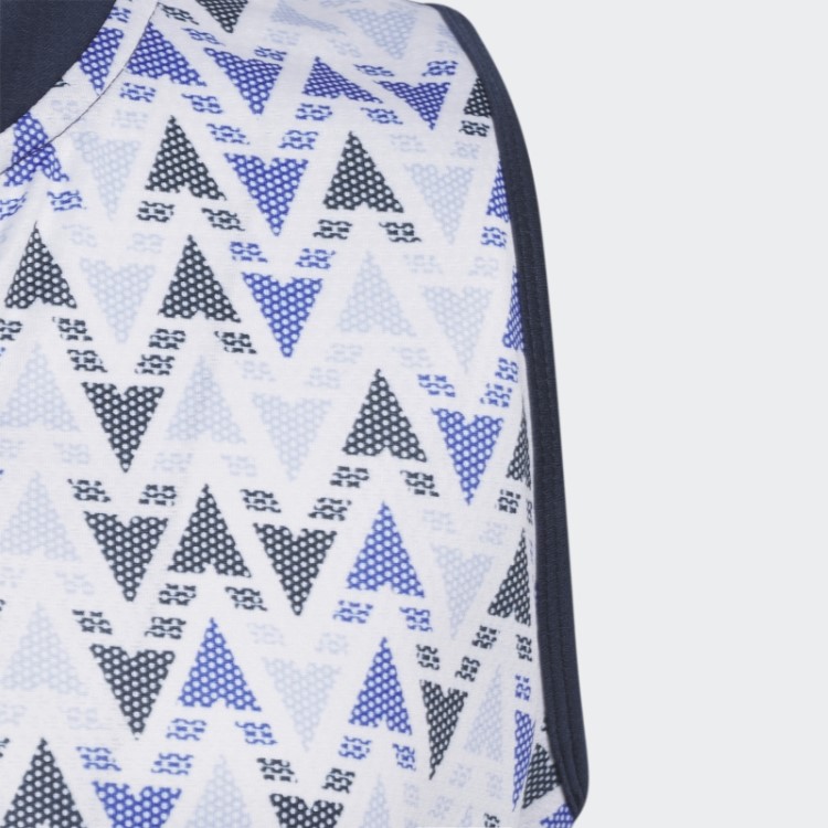 Camisa Polo Sem Manga Estampada Navy Heat.rdy Adidas