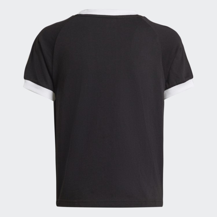 Camiseta Adicolor Com As Três Listras Preta Adidas