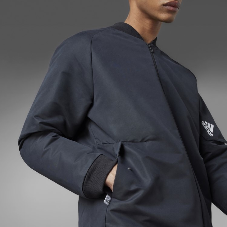 Jaqueta Bomber Preta Projetada 4 Gameday Adidas