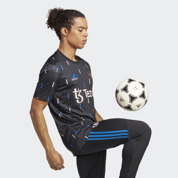 Camisa Pré-jogo Do Manchester United Adidas Preta