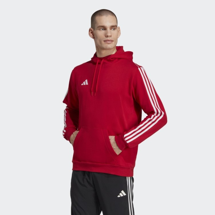 Moletom Com Capuz Vermelho Tiro 23 League Adidas