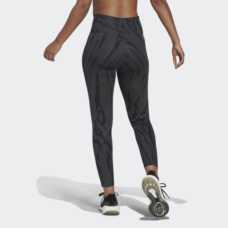 Carbon Optime Training Icons Estampa 7/8 Leggings Adidas