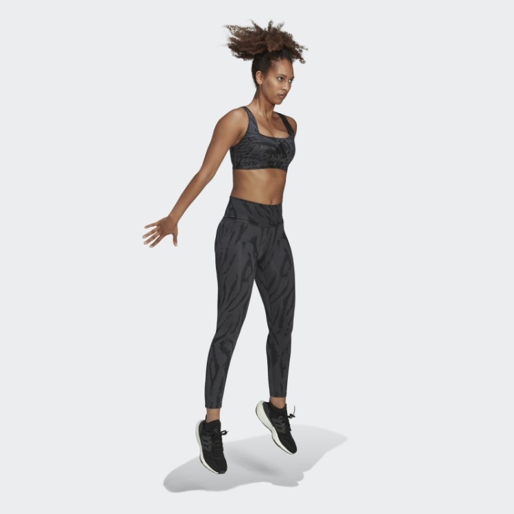 Carbon Optime Training Icons Estampa 7/8 Leggings Adidas