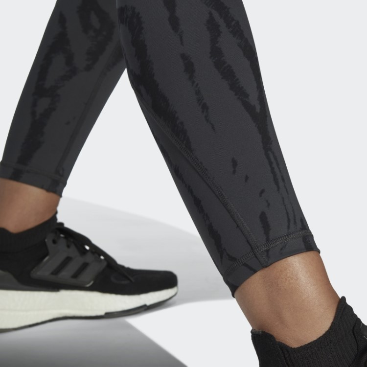 Carbon Optime Training Icons Estampa 7/8 Leggings Adidas