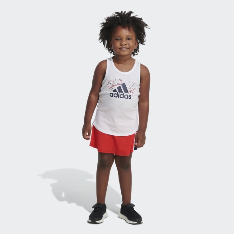 Conjunto Regata E Saia Branca Adidas
