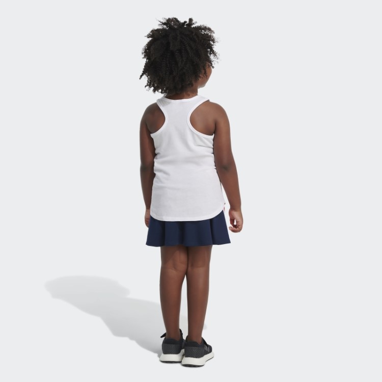 Conjunto Regata E Saia Branca Adidas