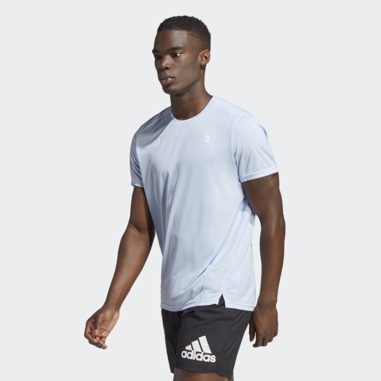 Camiseta De Corrida Blue Dawn Boston Marathon Adidas
