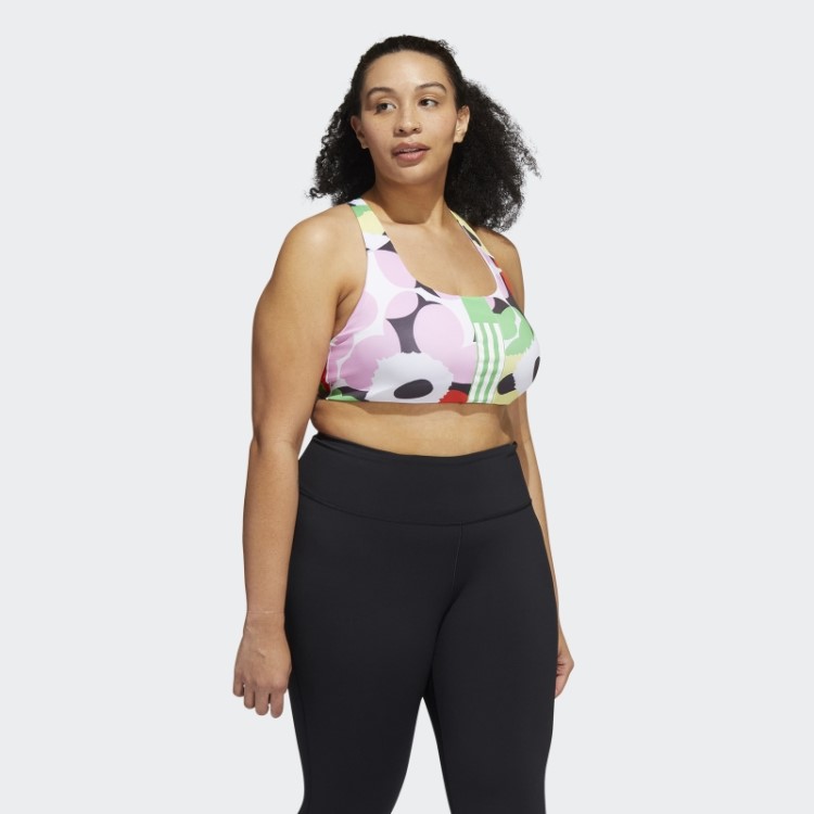 Sutiã De Suporte Médio Adidas Better Level Training Laranja Brilhante (tamanho Grande)