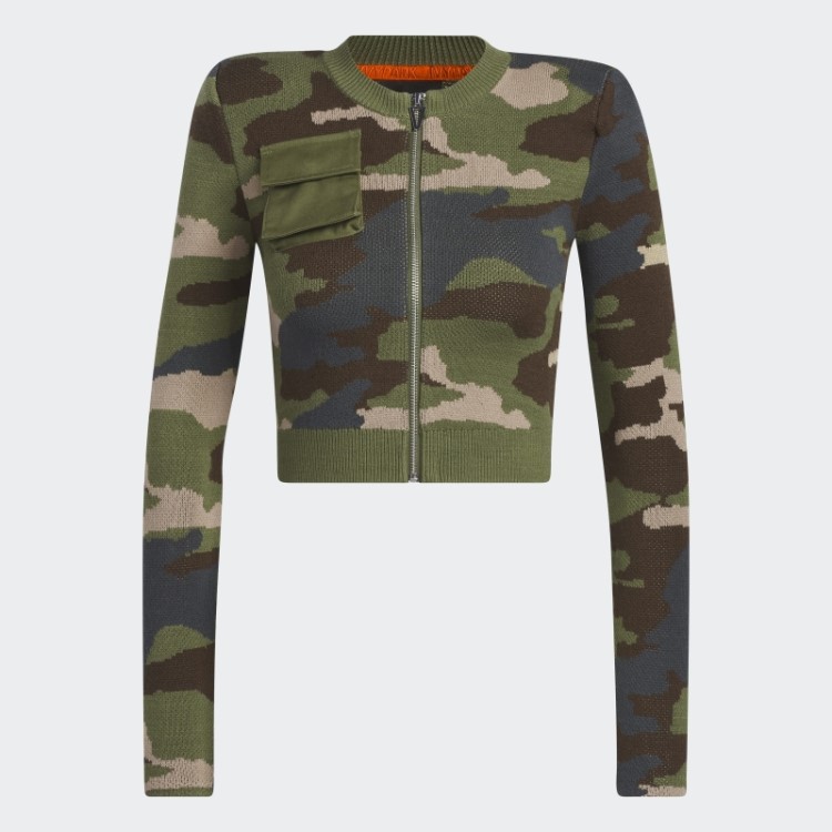 Top Adidas Canelado Manga Longa Aop Camo