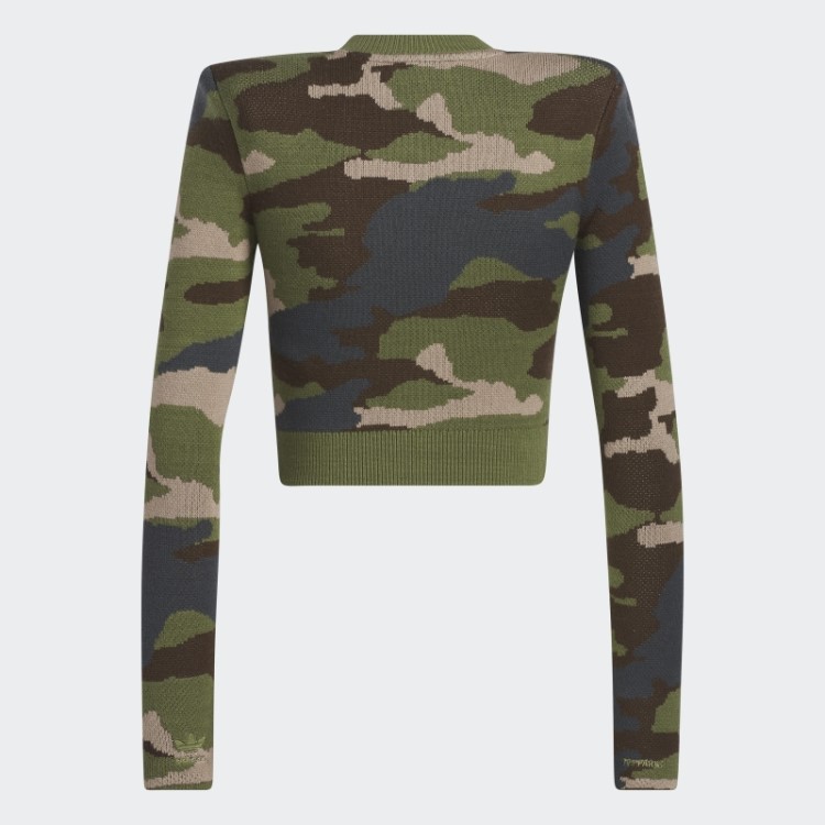 Top Adidas Canelado Manga Longa Aop Camo