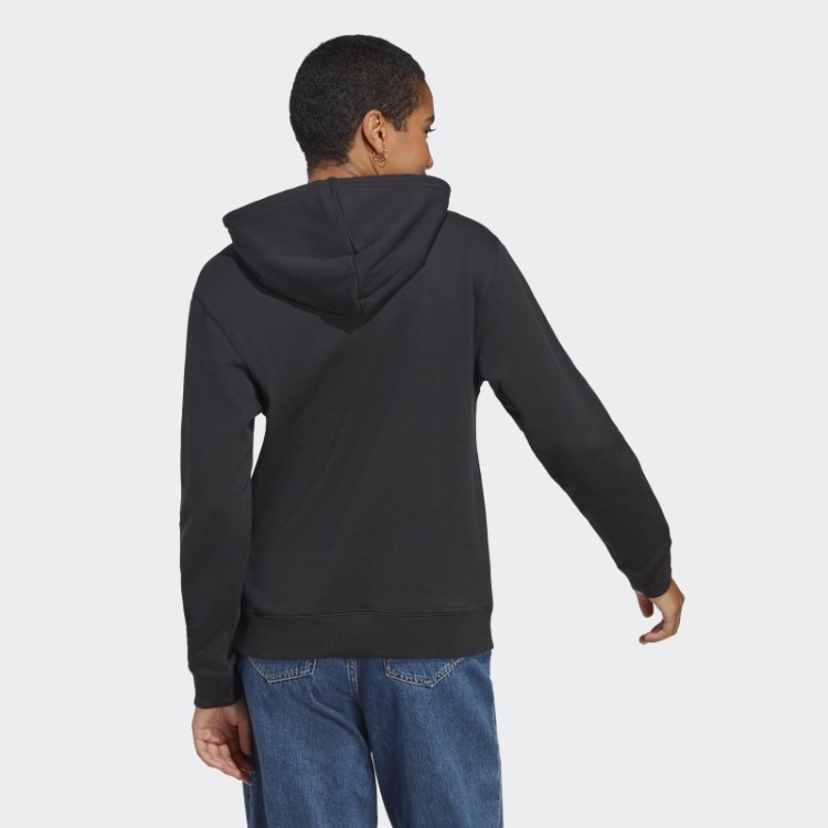 Moletom French Terry Regular Preto Adidas Essentials Big Logo