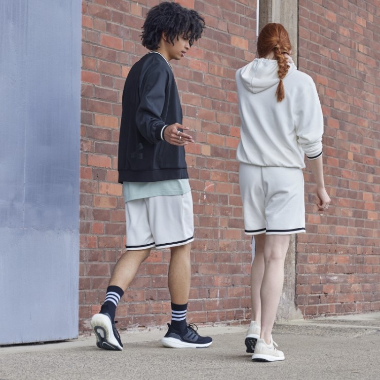 Shorts French Terry Branco Adidas (gênero Neutro)