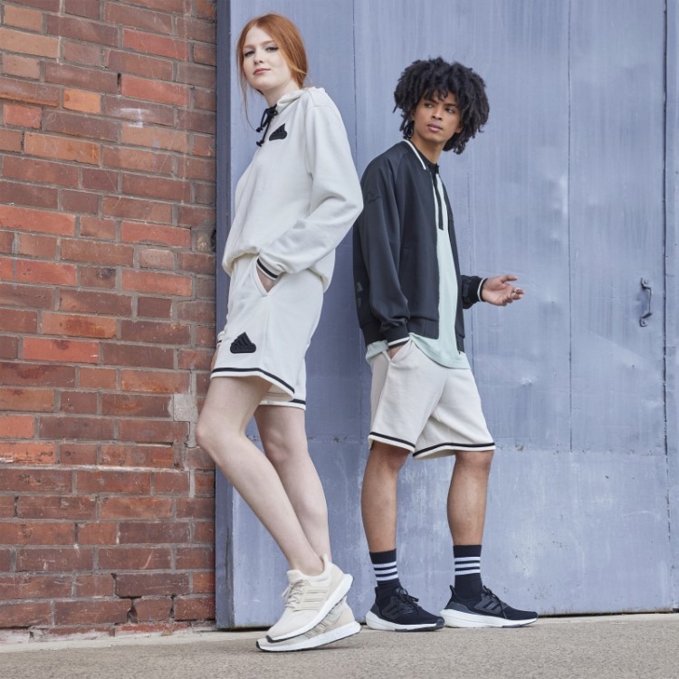 Shorts French Terry Adidas (gênero Neutro) Branco