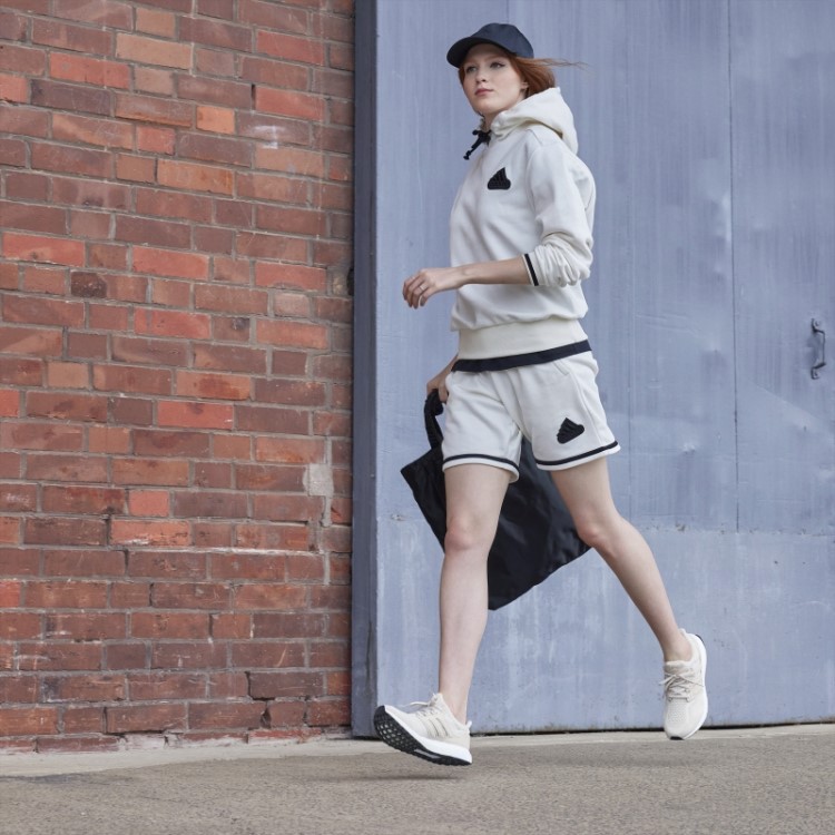 Shorts French Terry Adidas (gênero Neutro) Branco