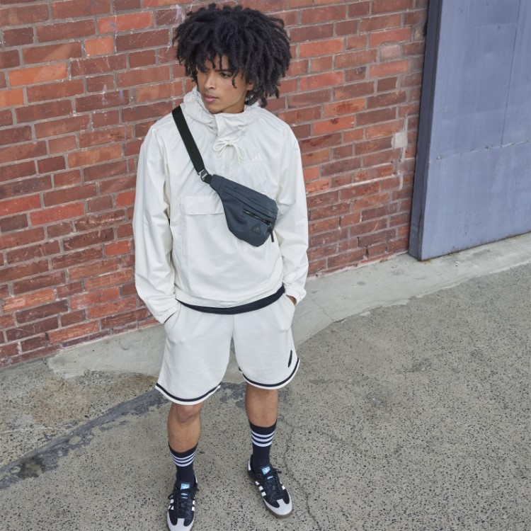 Shorts French Terry Adidas (gênero Neutro) Branco