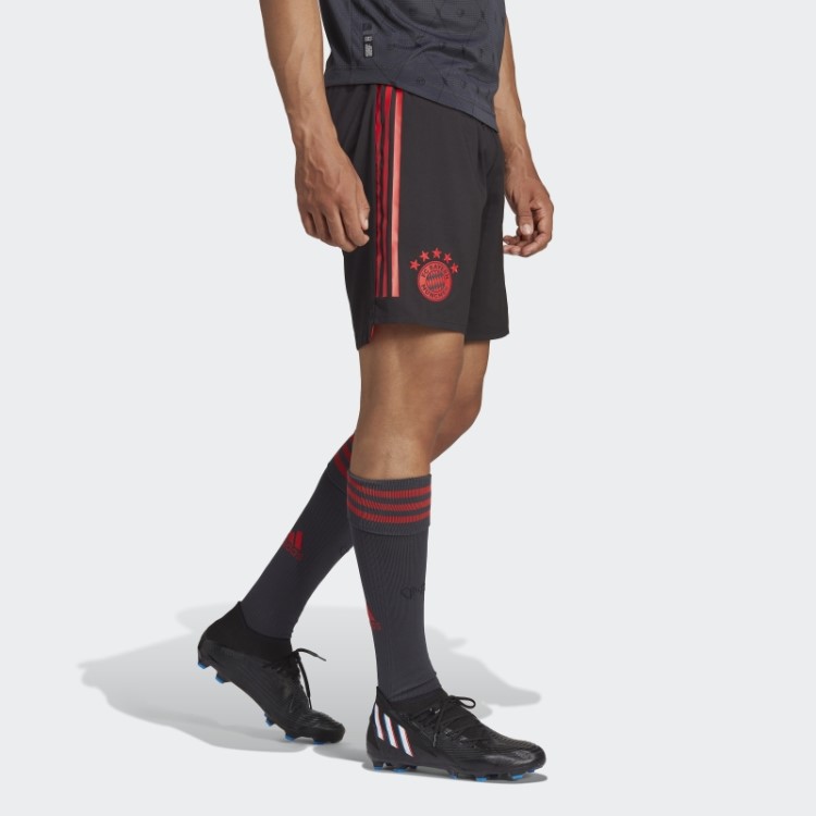 Calção Fc Bayern 22/23 Terço Autêntico Adidas Preto