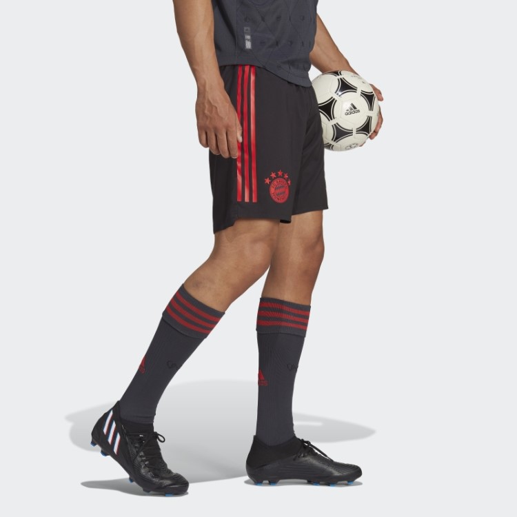 Calção Fc Bayern 22/23 Terço Autêntico Adidas Preto