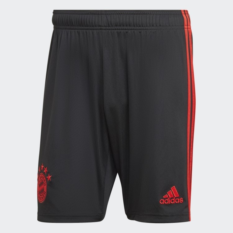 Calção Preto Adidas Fc Bayern 22/23 Terceiro