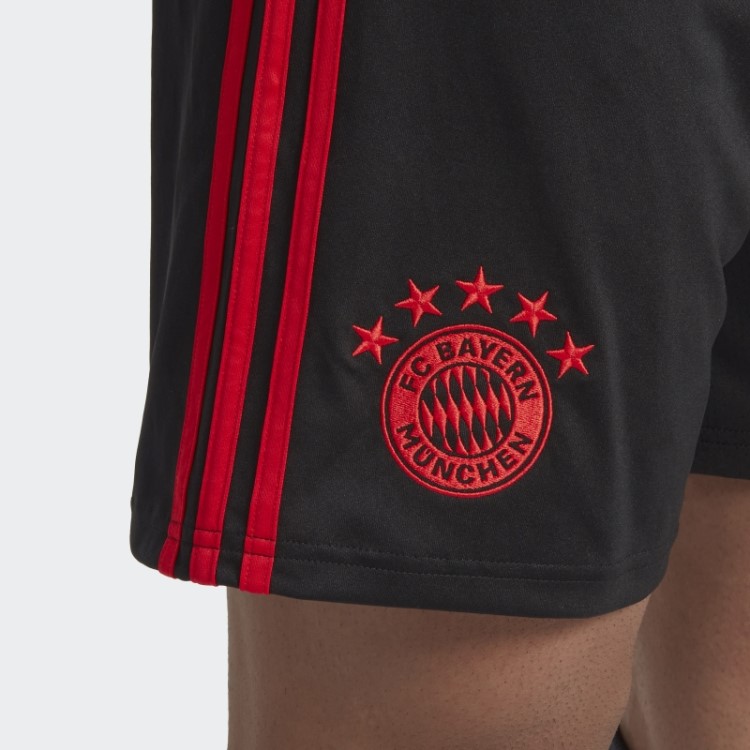 Calção Preto Adidas Fc Bayern 22/23 Terceiro