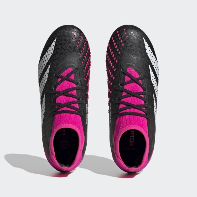 Rosa Adidas Predador Precisão.1 Moda Botas De Chão Firme