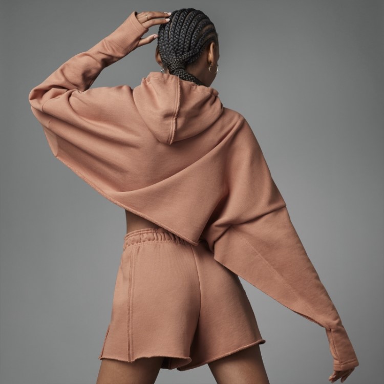 Moletom Power Cropped Coletivo Adidas Clay