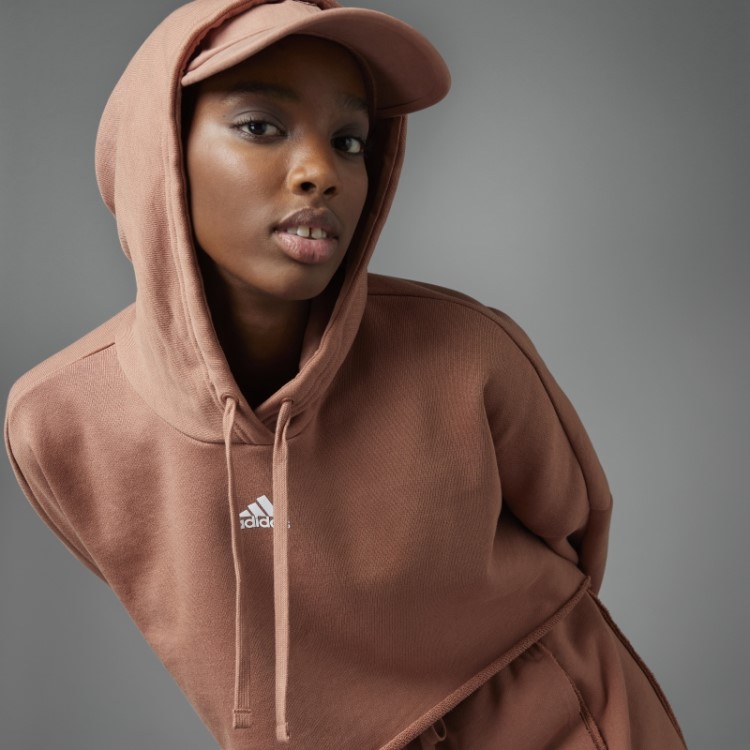 Moletom Power Cropped Coletivo Adidas Clay