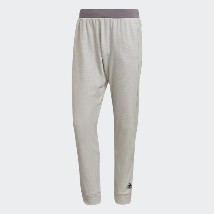 Calças Aeroready Warm Yoga Fleece Training 7/8 Adidas Cinza