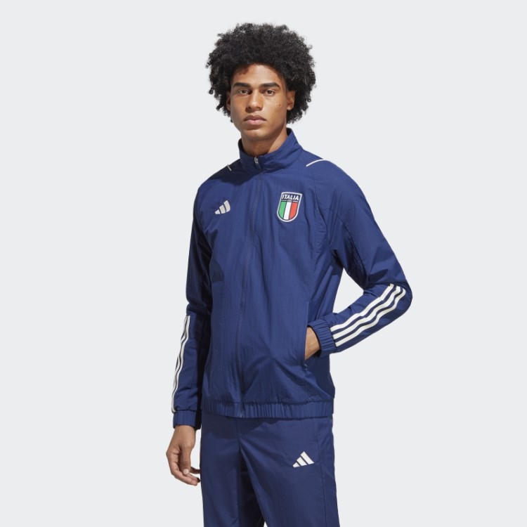 Jaqueta De Apresentação Adidas Azul Escuro Itália Tiro 23