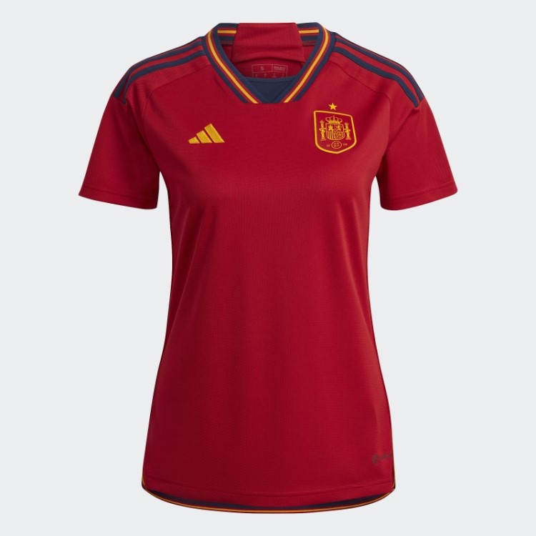 Camisa Vermelha Da Espanha 22 Em Casa Adidas