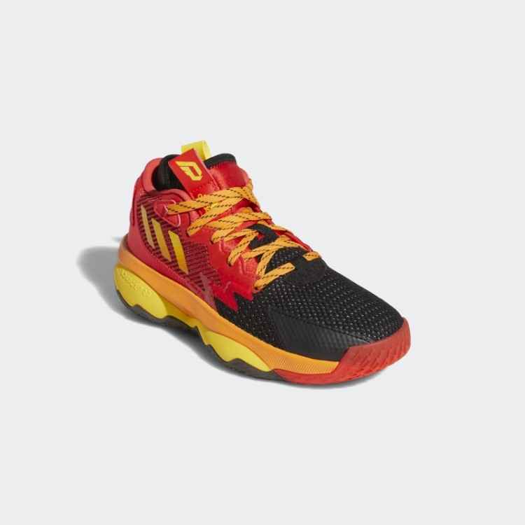 Elegante Tênis De Basquete Adidas Super Dame 8 Laranja