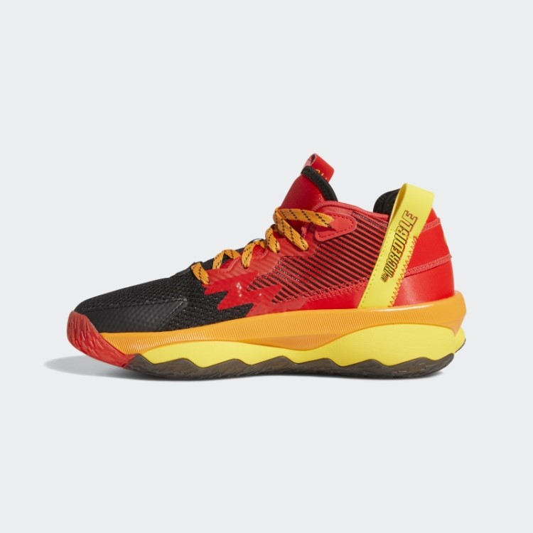 Elegante Tênis De Basquete Adidas Super Dame 8 Laranja