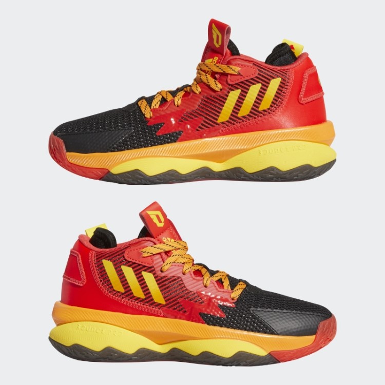 Elegante Tênis De Basquete Adidas Super Dame 8 Laranja