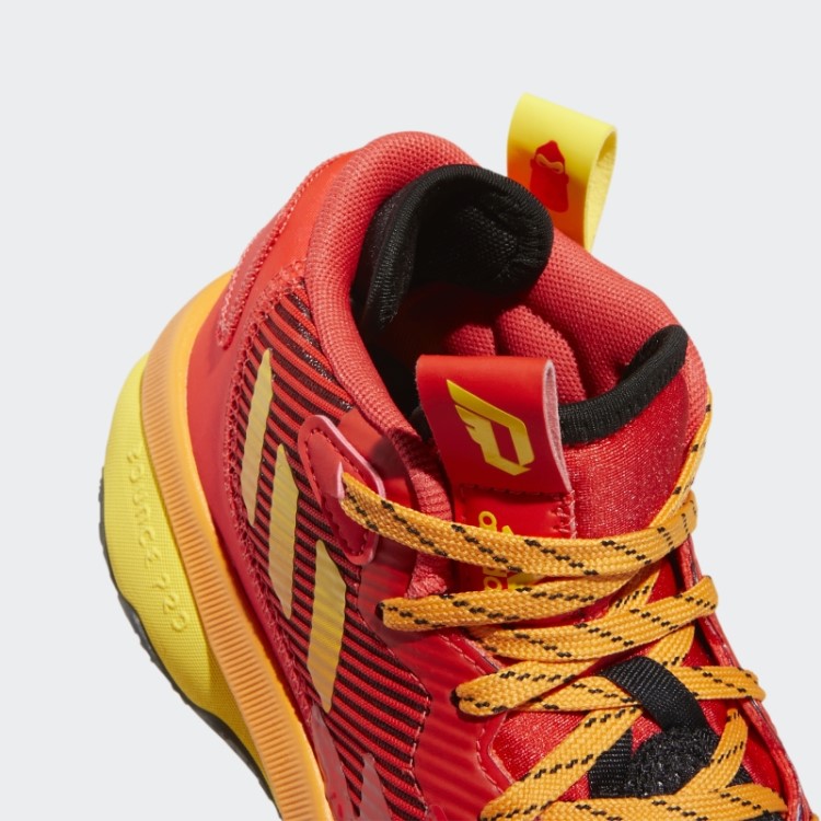 Elegante Tênis De Basquete Adidas Super Dame 8 Laranja
