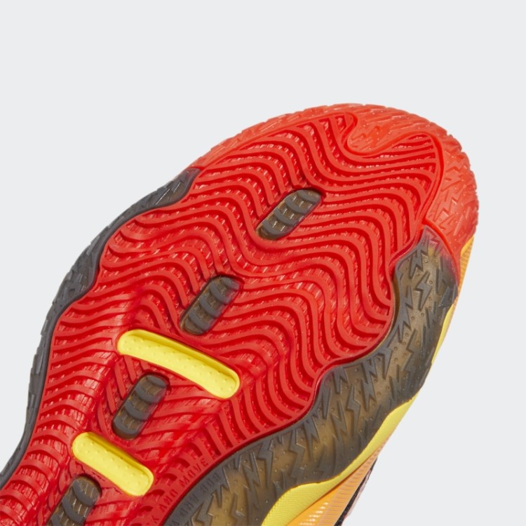 Elegante Tênis De Basquete Adidas Super Dame 8 Laranja