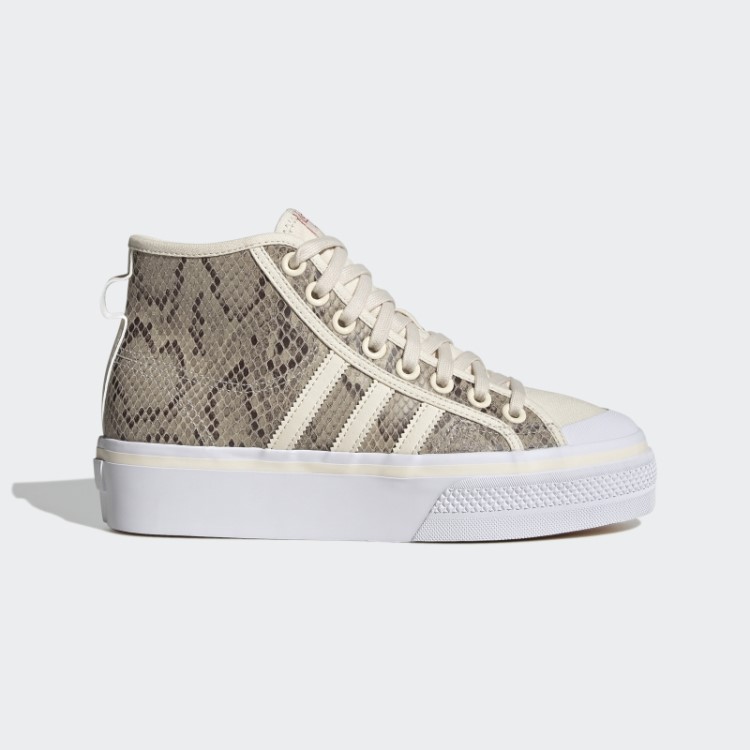 Nizza Sapato Médio Plataforma Branco Adidas