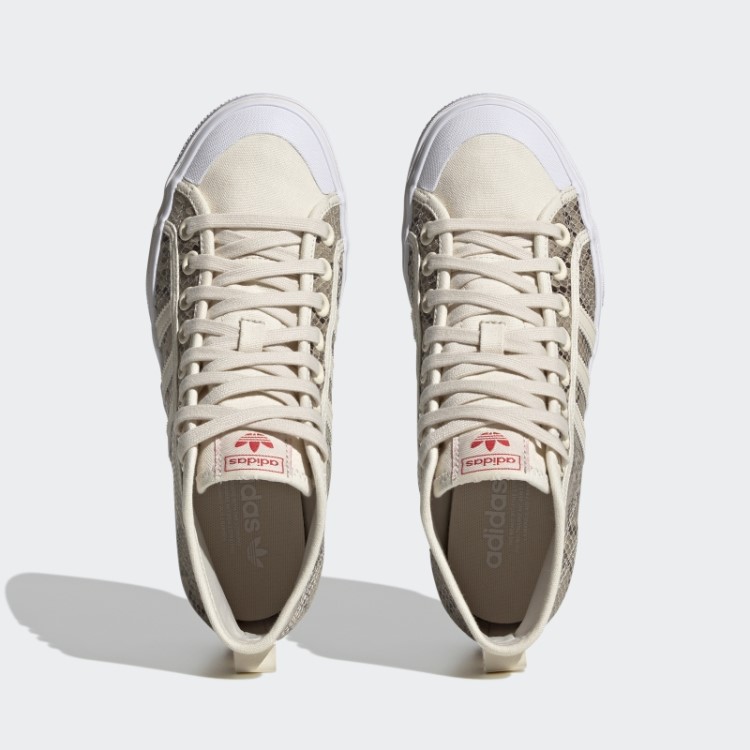 Nizza Sapato Médio Plataforma Branco Adidas
