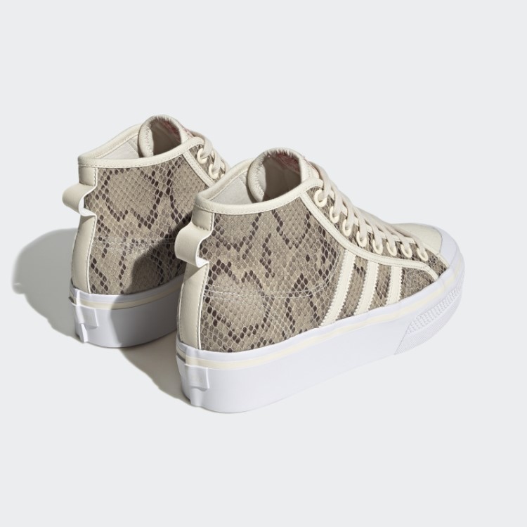 Nizza Sapato Médio Plataforma Branco Adidas