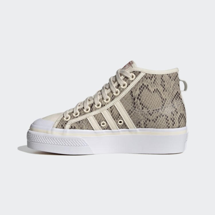 Nizza Sapato Médio Plataforma Branco Adidas
